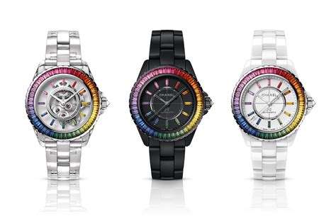 chanel j12 rainbow|Chanel j12 watch price list.